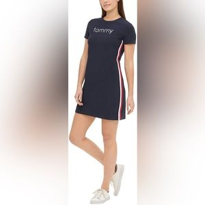 Tommy Hilfiger Navy Blue T-Shirt Dress Size S
